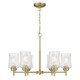 Clarvyn Six Light Chandelier (909106-VB)