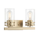 Millennium - 91022-MG - Two Light Vanity - Lunden - Modern Gold