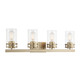 Millennium - 91024-MG - Four Light Vanity - Lunden - Modern Gold