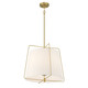 Millennium - 919103-VB - Three Light Pendant - Vellinor - Vintage Brass