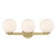 Ardeva Three Light Vanity (97003-VB)
