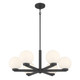 Millennium - 97106-MB - Six Light Chandelier - Ardeva - Matte Black