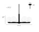 Ardeva Six Light Chandelier (97106-MB)
