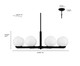 Ardeva Eight Light Chandelier (97108-MB)