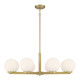 Ardeva Eight Light Chandelier (97108-VB)