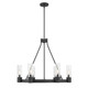 Evandrel Six Light Chandelier (9906-MB)