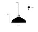 Axlen One Light Pendant (9941-MB/VB)