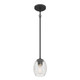 Millennium - 9981-MB - One Light Mini Pendant - Miravelle - Matte Black