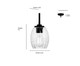 Miravelle One Light Mini Pendant (9981-MB)