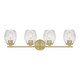 Miravelle Four Light Vanity (9994-VB)
