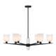 Savoy House - 1-1125-6-89 - Six Light Chandelier - Collier - Matte Black
