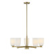Savoy House - 1-1246-5-127 - Five Light Chandelier - Baldwin - Noble Brass