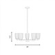 Baldwin Five Light Chandelier (1-1246-5-127)