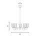 Baldwin Five Light Chandelier (1-1246-5-89)