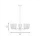 Baldwin Five Light Chandelier (1-1246-5-SN)
