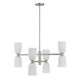 Baldwin Eight Light Chandelier (1-1248-8-SN)