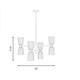 Baldwin Eight Light Chandelier (1-1248-8-SN)