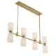 Baldwin Eight Light Linear Chandelier (1-1249-8-127)