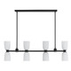 Baldwin Eight Light Linear Chandelier (1-1249-8-89)