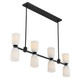 Baldwin Eight Light Linear Chandelier (1-1249-8-89)