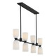 Baldwin Eight Light Linear Chandelier (1-1249-8-89)