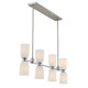 Baldwin Eight Light Linear Chandelier (1-1249-8-SN)
