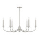 Savoy House - 1-1500-6-SN - Six Light Chandelier - Coventry - Satin Nickel