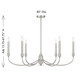 Coventry Six Light Chandelier (1-1500-6-SN)