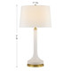 Miramar One Light Table Lamp (11-DF02)