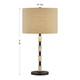 Dothan One Light Table Lamp (11-DF11)