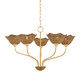 Mitzi - H1101805-AGB - Five Light Chandelier - Kehlani - Aged Brass
