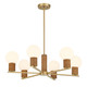 Jarrell Six Light Chandelier (1-4080-6-322)