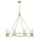 Savoy House - 1-4102-8-328 - Eight Light Chandelier - Minette - Spun Gold