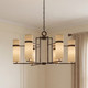 Weston Six Light Chandelier (1-4562-6-15)