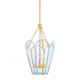 Mitzi - H1132703-AGB/SAO - Three Light Lantern - Clarisse - Aged Brass