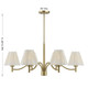 Rosa Six Light Chandelier (1-6084-6-127)