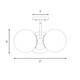 Turin Three Light Chandelier (1-6523-3-322)