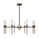 Savoy House - 1-9716-8-15 - LED Chandelier - Linden - Mediterranean Bronze