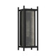 Jacobs One Light Outdoor Wall Lantern (5-3804-BK)
