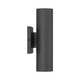 Kelley LED Outdoor Wall Lantern (5-CYL-2-5CCT-BK)