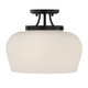 Savoy House - 6-6035-3-BK - Three Light Semi-Flush Mount - Octave - Matte Black