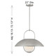 Lehigh One Light Pendant (7-3070-1-SN)