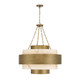 Savoy House - 7-3092-8-339 - Eight Light Pendant - Davenport - Antique Patina