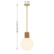 Jarrell One Light Pendant (7-4082-1-322)