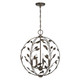 Savoy House - 7-6704-4-334 - Four Light Pendant - Laska - Enchanted Bronze
