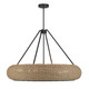Savoy House - 7-8301-6-89 - Six Light Pendant - Gaia - Matte Black