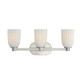 Savoy House - 8-1245-3-SN - Three Light Bathroom Vanity - Baldwin - Satin Nickel