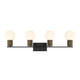Savoy House - 8-4081-4-BK - Four Light Bathroom Vanity - Jarrell - Matte Black