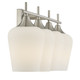 Octave Four Light Bathroom Vanity (8-6030-4-SN)