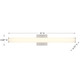 Colt LED Vanity (8-8888-30-SN)